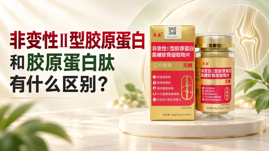 非变性Ⅱ型胶原蛋白和胶原蛋白肽有什么区别？